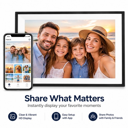 Wifi digital picture frame - digital,